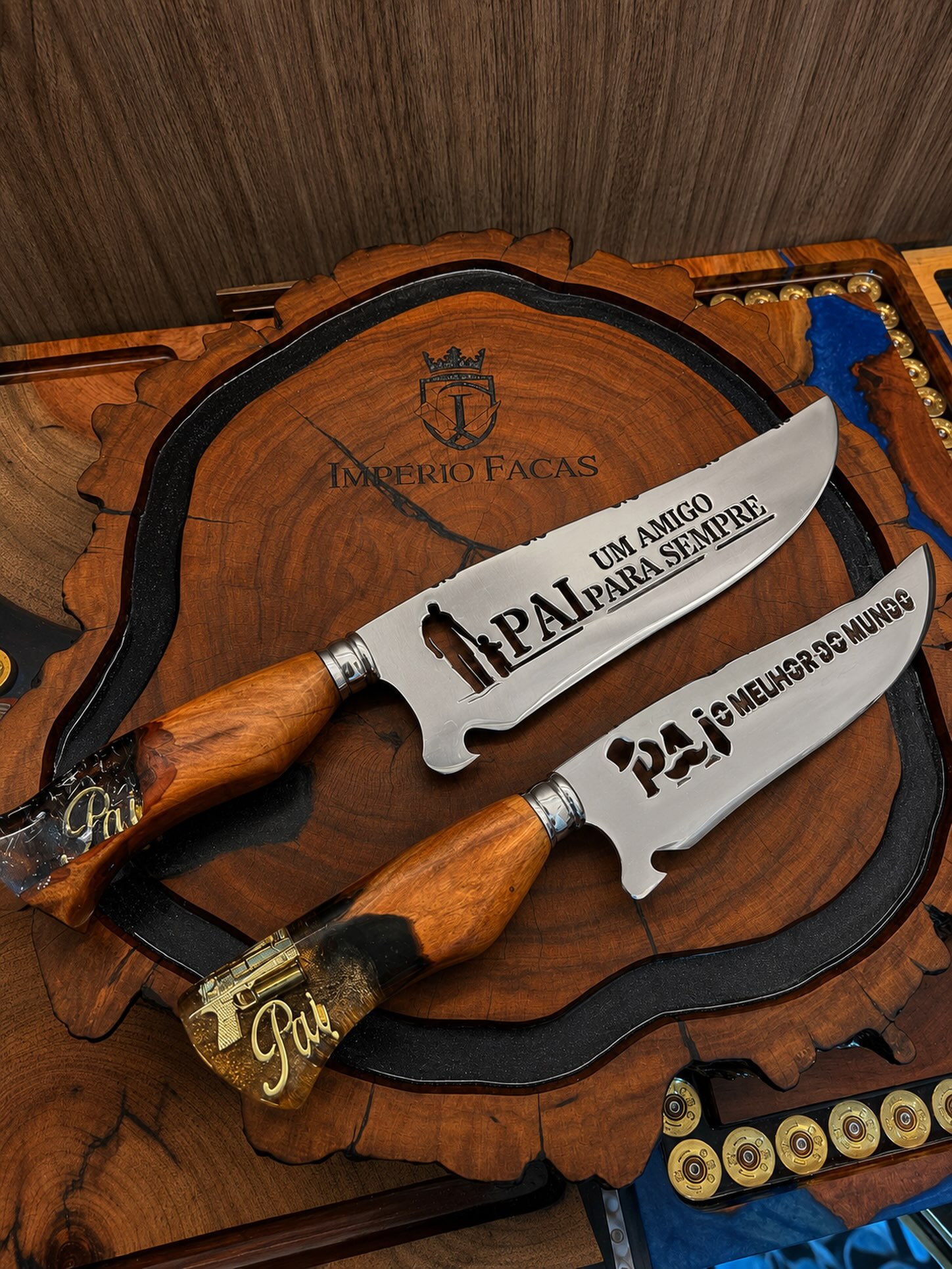 Faca artesanal personalizada Império Facas